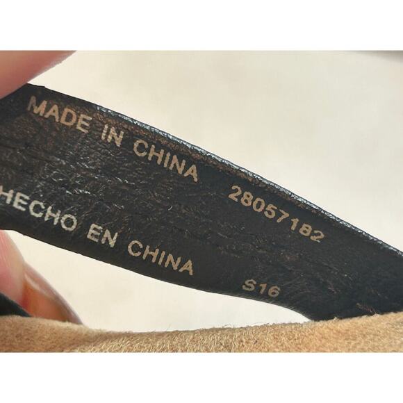 Pierre Dumas Brown Hook & Loop Sandals Women's Size 9 - Picture 7 of 7